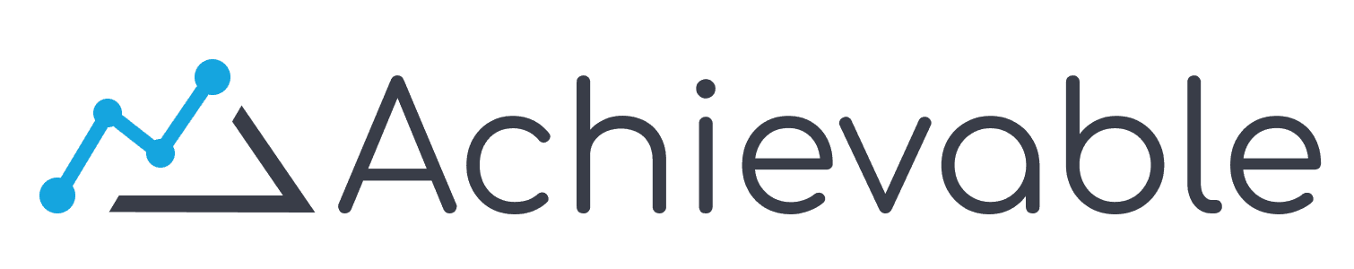 Achievable Logo on transparent background
