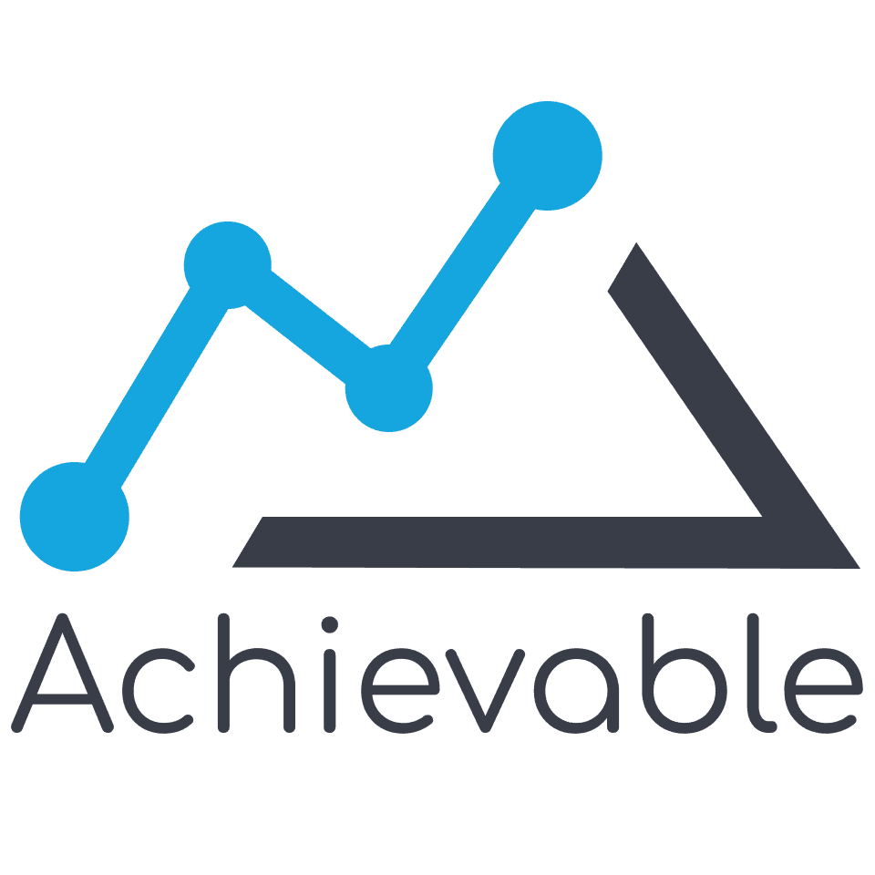 Achievable Logo on transparent background