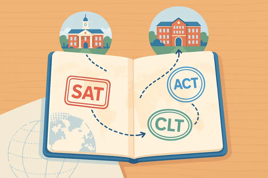 Colleges you can get into with SAT, ACT, and CLT scores