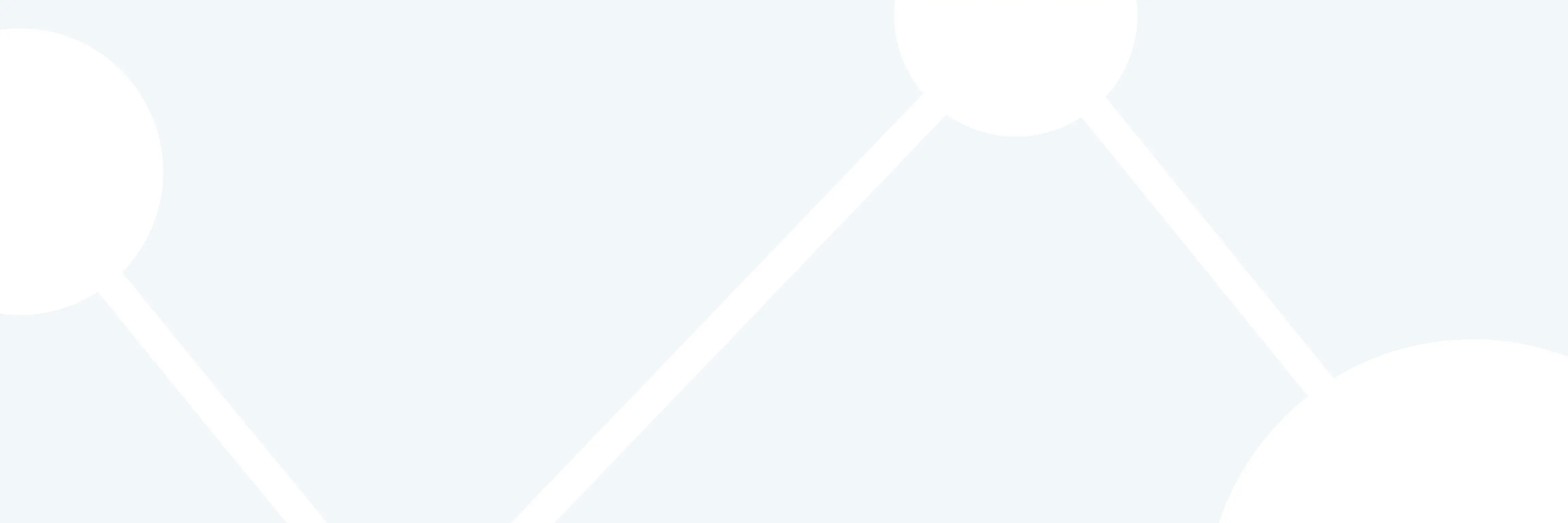 Achievable white logo on blue background