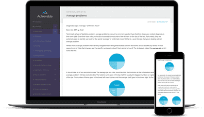 Achievable CLT textbook shown on laptop and smartphone