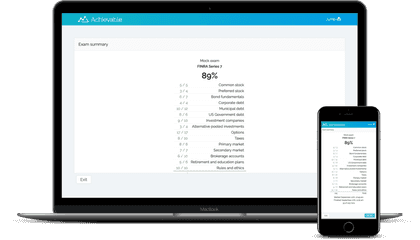 Screenshot of Achievable Life & Health insurance practice exam